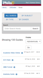 Mobile Screenshot of libguides.philau.edu
